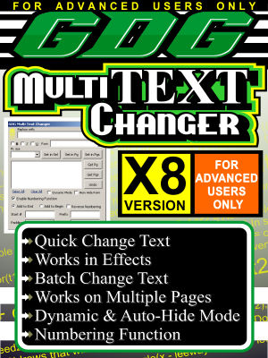 GDG Multi Text Changer for X8