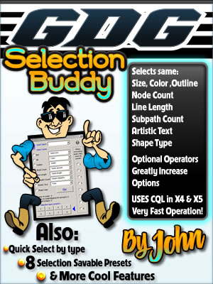 GDG Selection Buddy by John for X5 and below