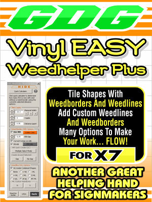 GDG Vinyl EASY Weed Helper Plus for X7
