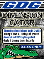 GDG Dimension Gator for X4 or X5
