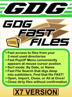 GDG Fast Files for X7