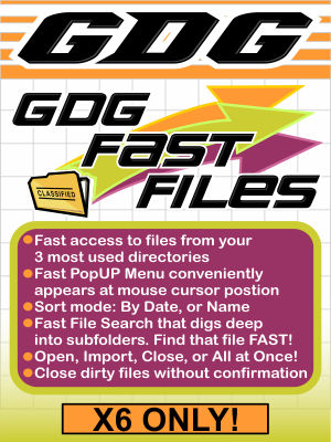 GDG Fast Files for X6