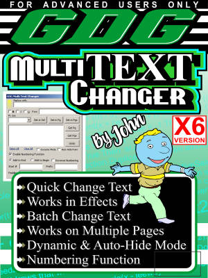 GDG Multi Text Changer for X6